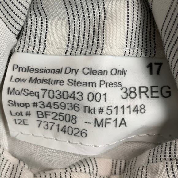 BLACK FLEECE Size 38 Black Wool Notch Lapel Sport Coat - Picture 10 of 10